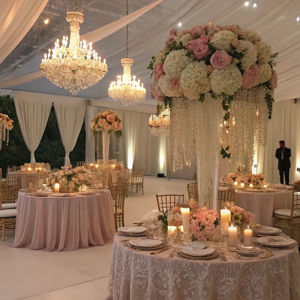 Enchanted garden party theme